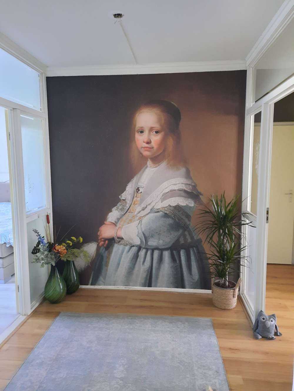 Portrait eines Mädchens im Blau