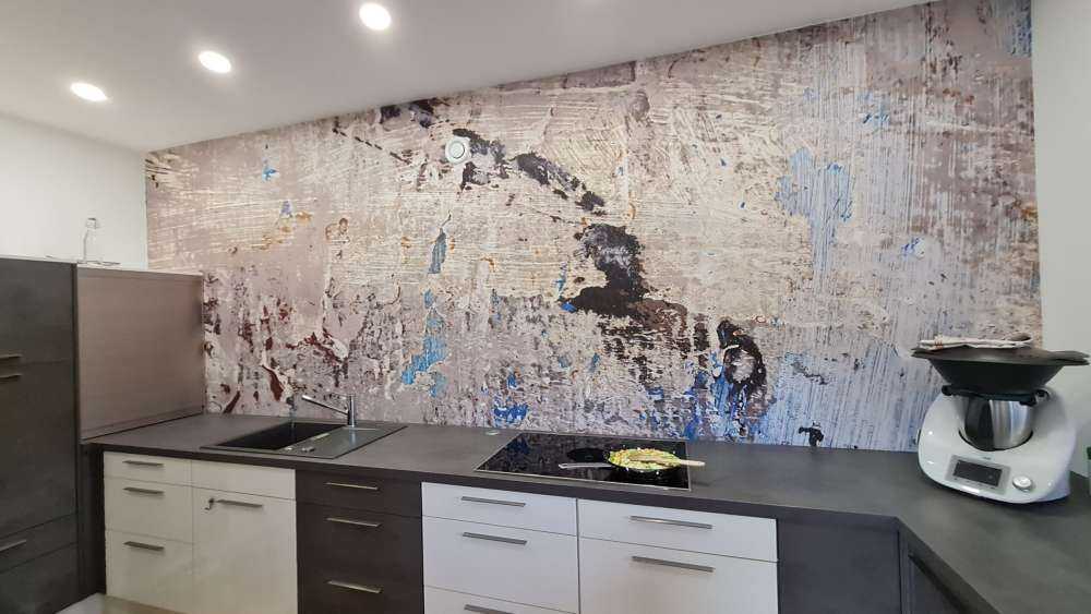 Grüne abstrakte Kunst