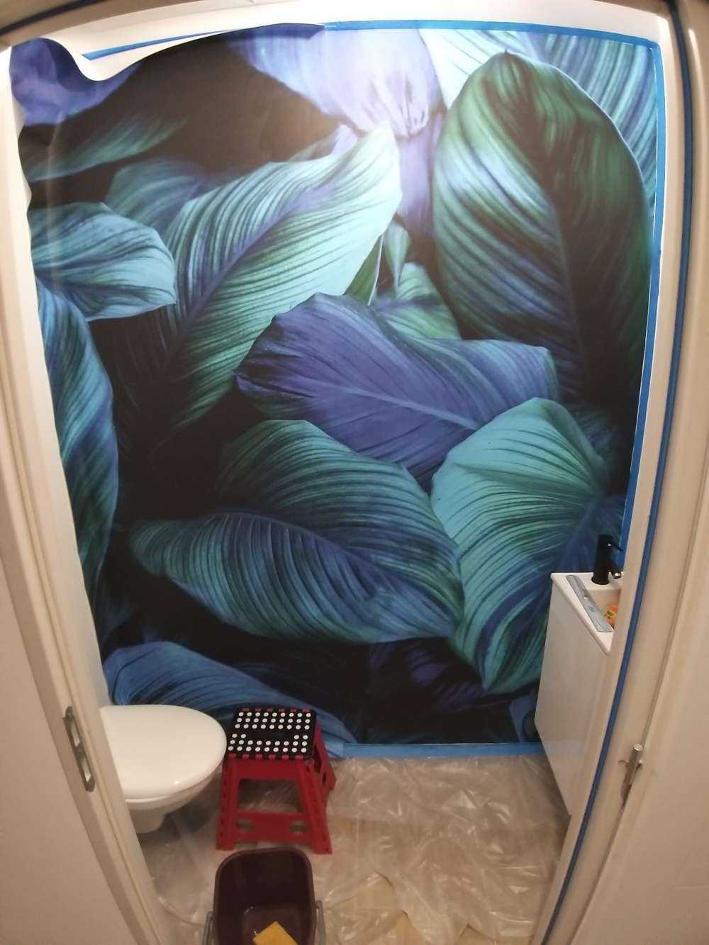 Blaue Blätter