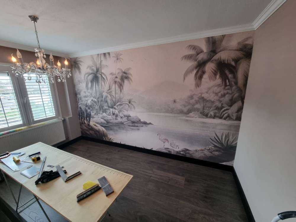 Dschungellandschaft mit Tieren