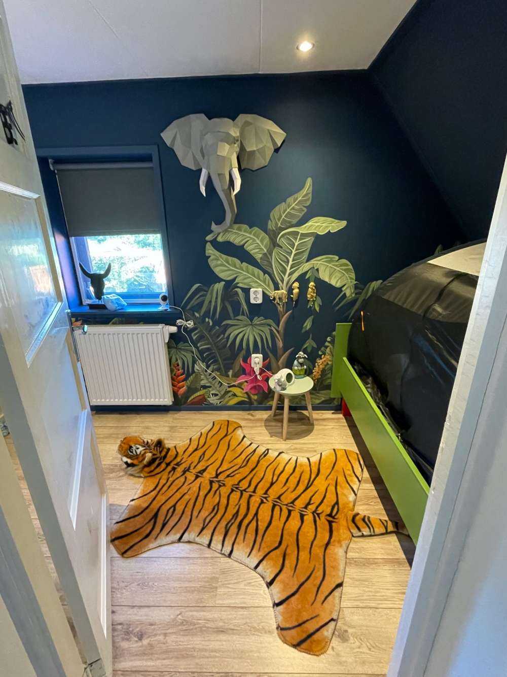 Dschungel Blumen und Bäume