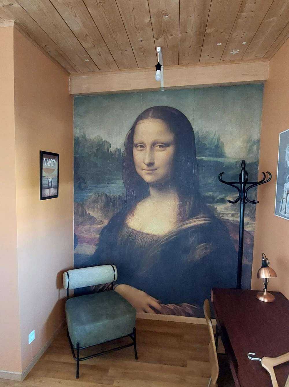 Mona Lisa auf Fototapete