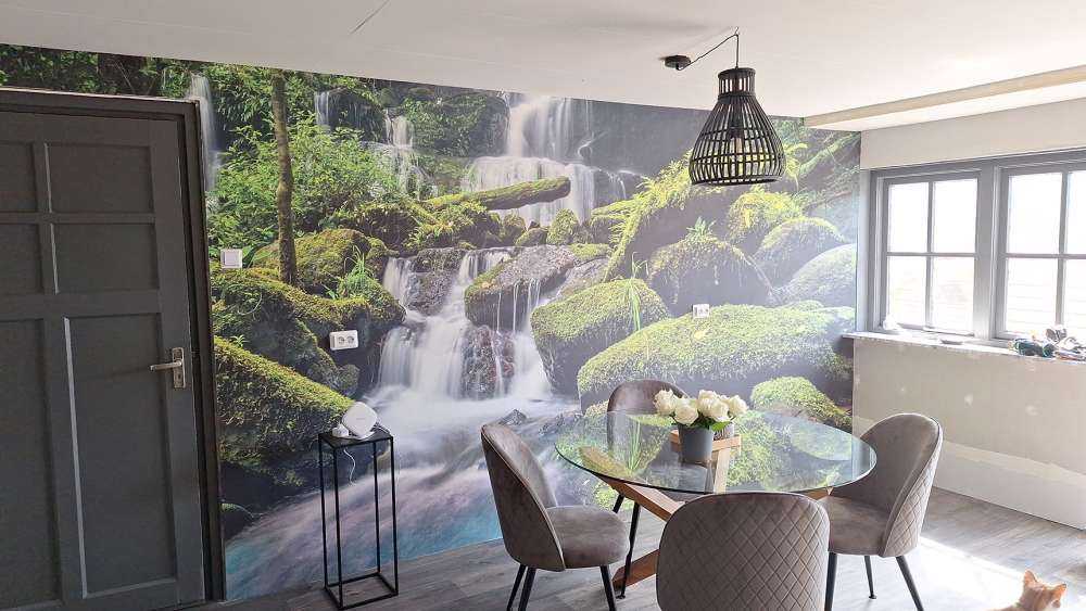 Wasserfall in einen Dschungel