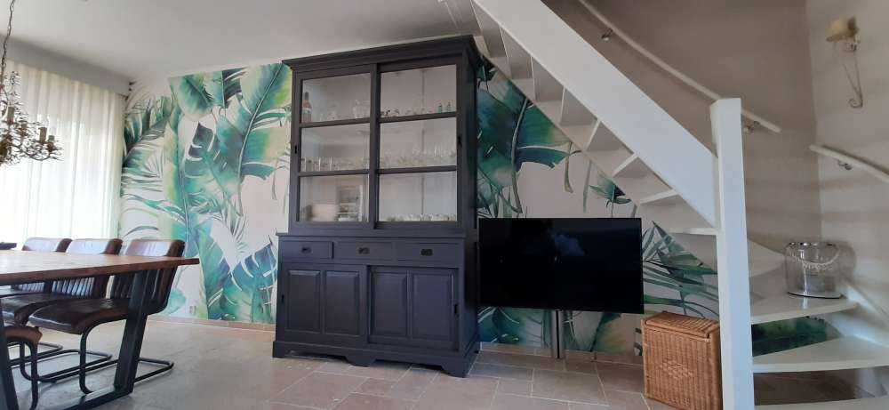Palmblätter grün