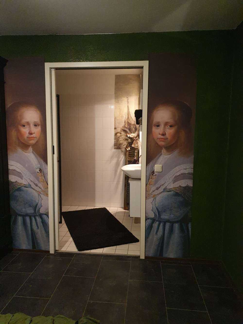 Portrait eines Mädchens im Blau