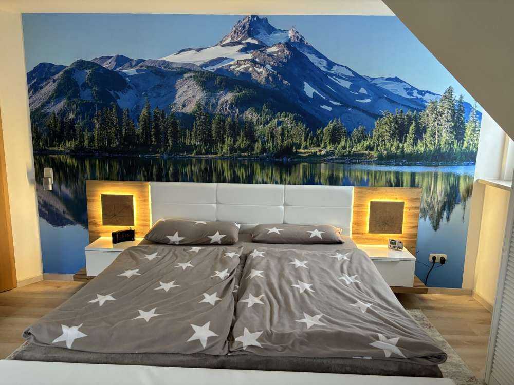 Fototapete Berge von Schnee