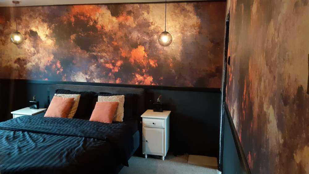 Dunkle abstrakte Rauchwolken