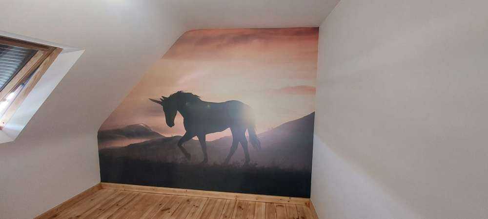 Einhorn bei Sonnenuntergang