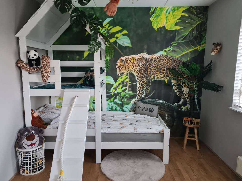 Leopard an einer Felswand