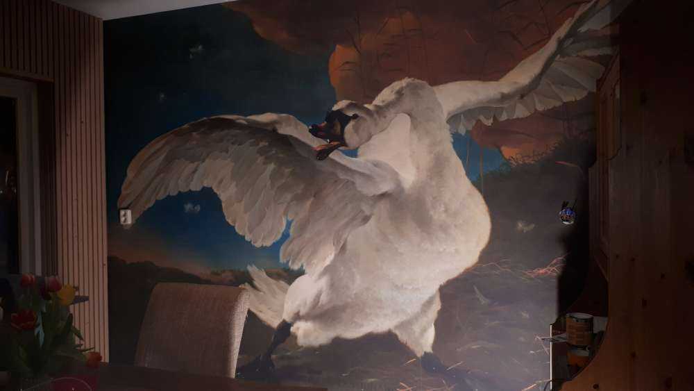 Der gefährdete Schwan