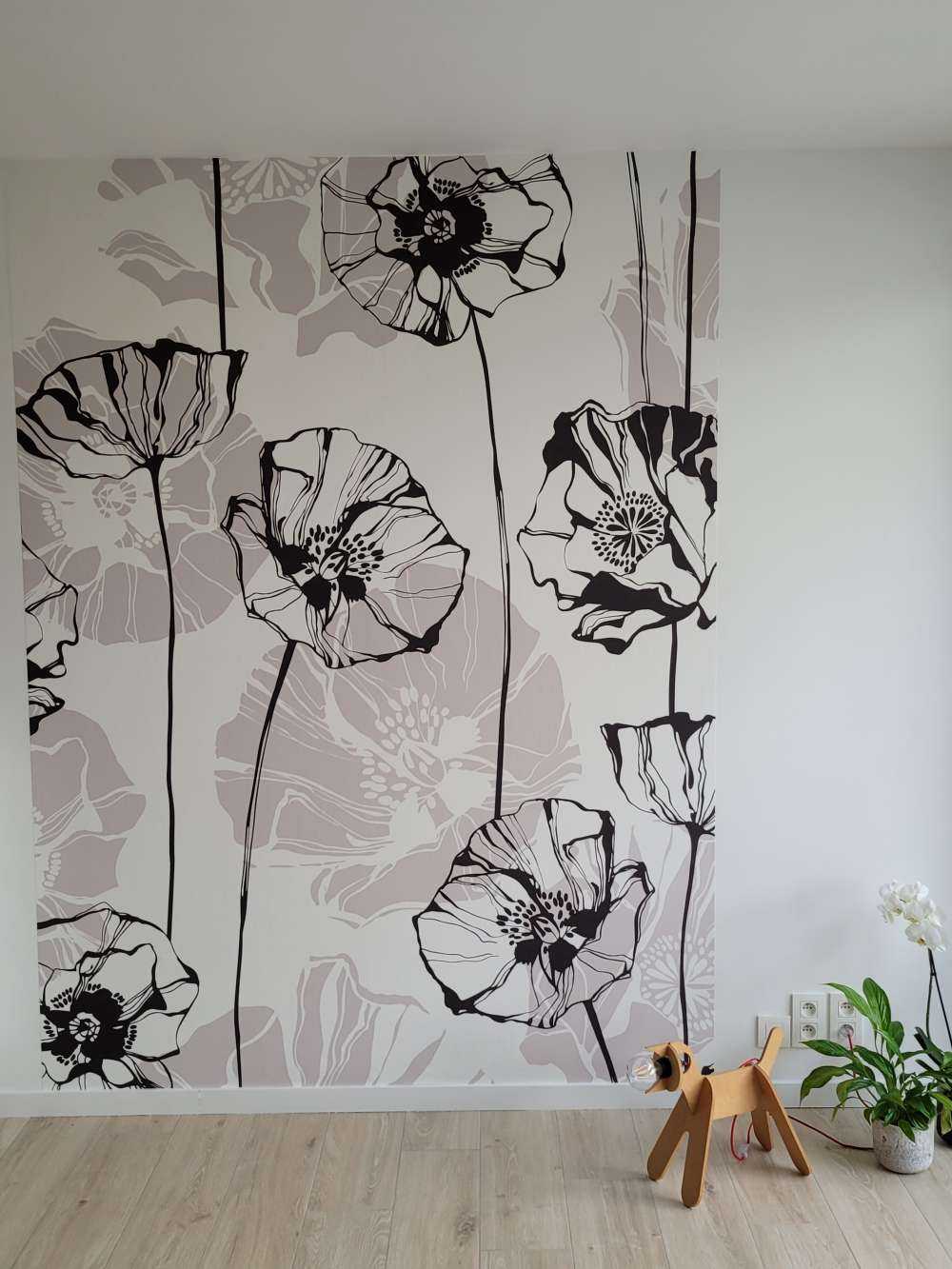 Grafische Mohnblumen