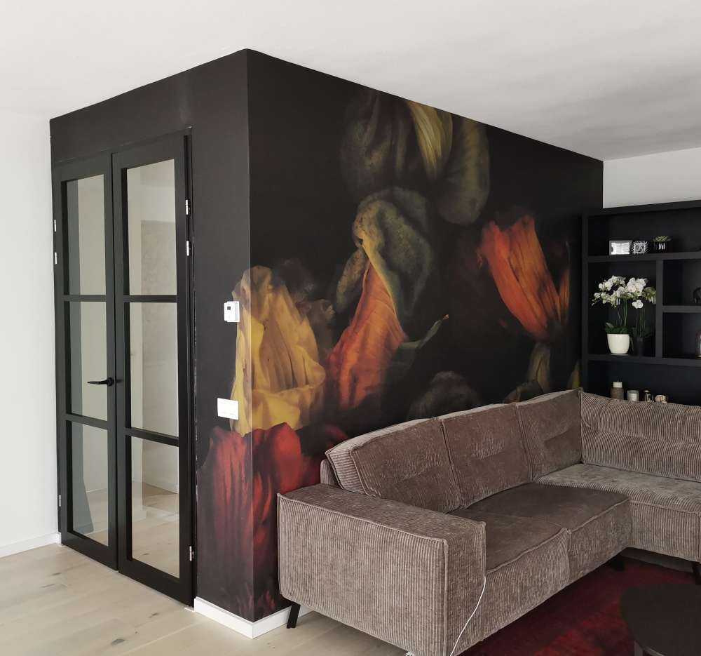 Zusammengesetzte knospende Mohnblumen