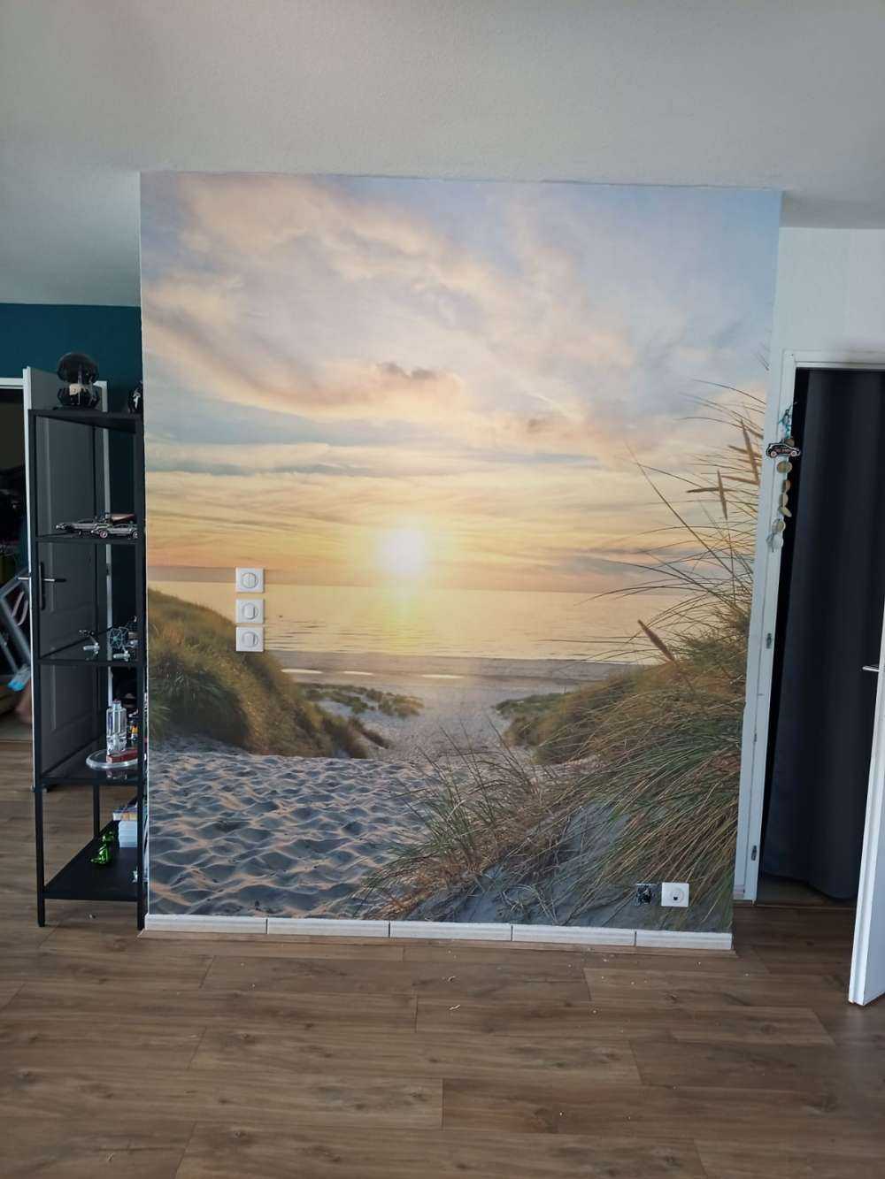 Sonnenuntergang am Dünenstrand
