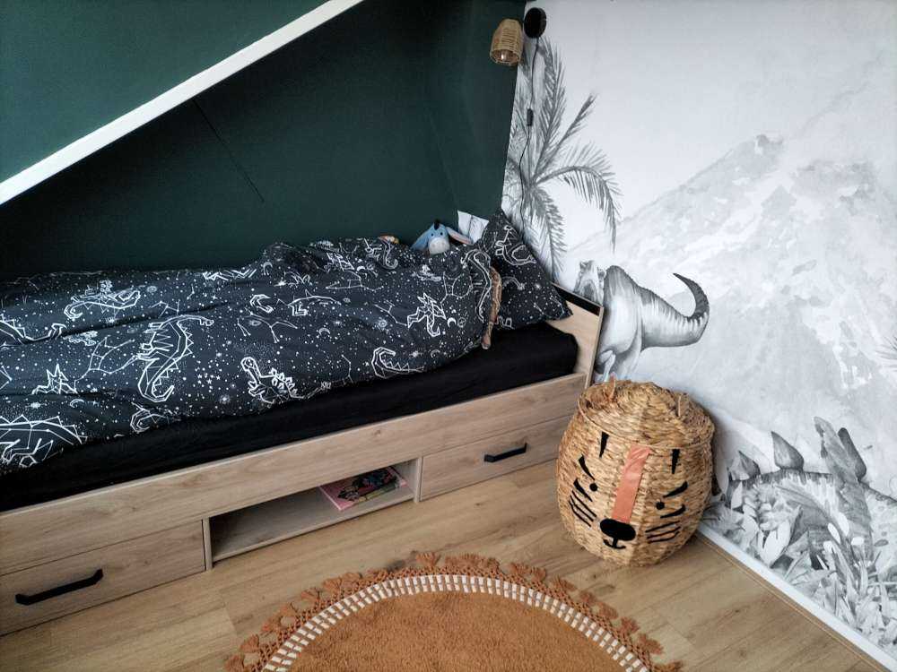 Dinos in Schwarz-Weiß