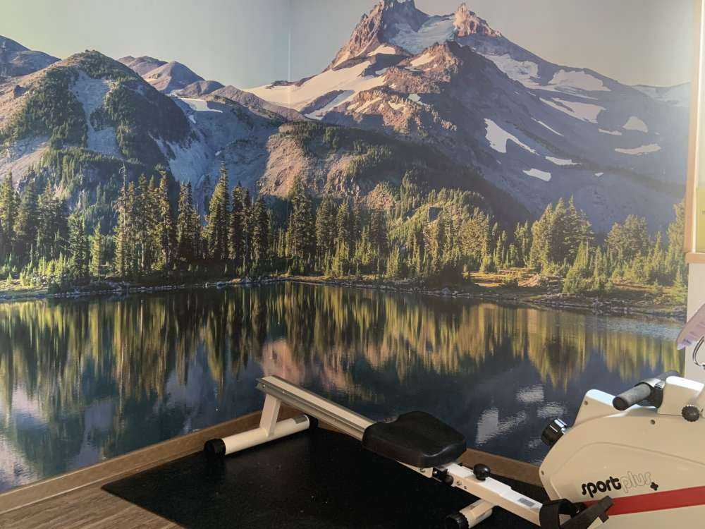 Fototapete Berge von Schnee