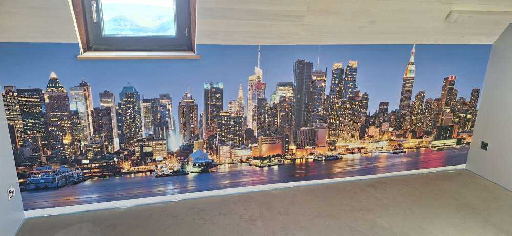 New York Manhattan Skyline auf Fototapete