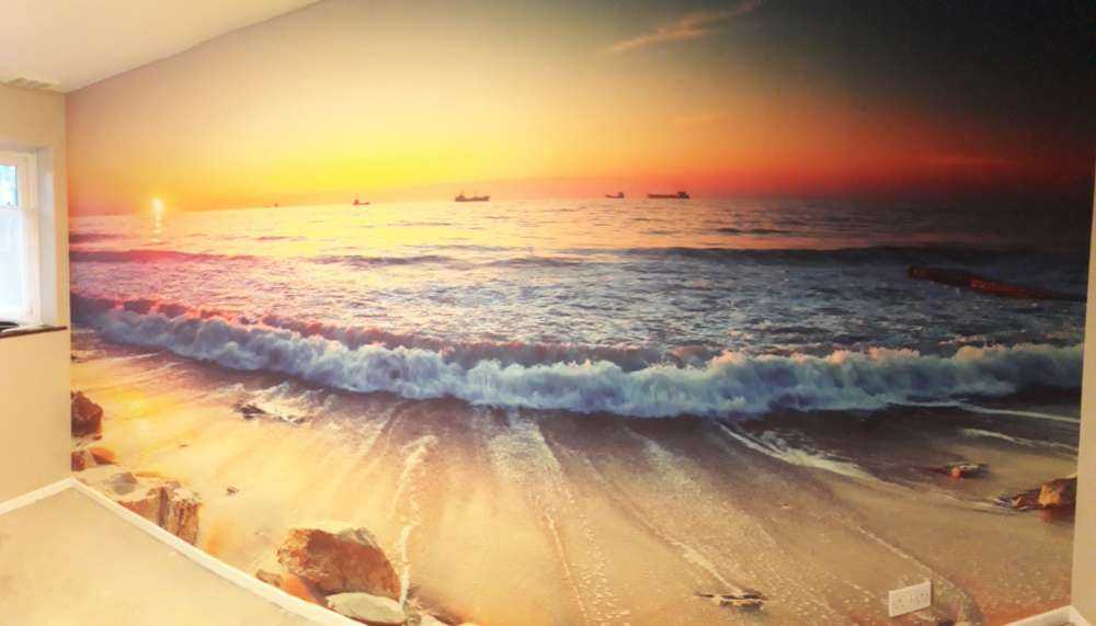Sonnenuntergang über dem Meer