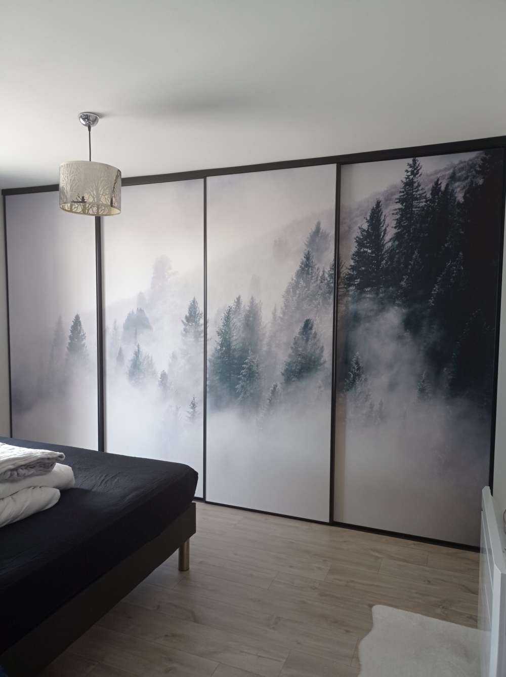 Cortina d'Ampezzo während des Nebels
