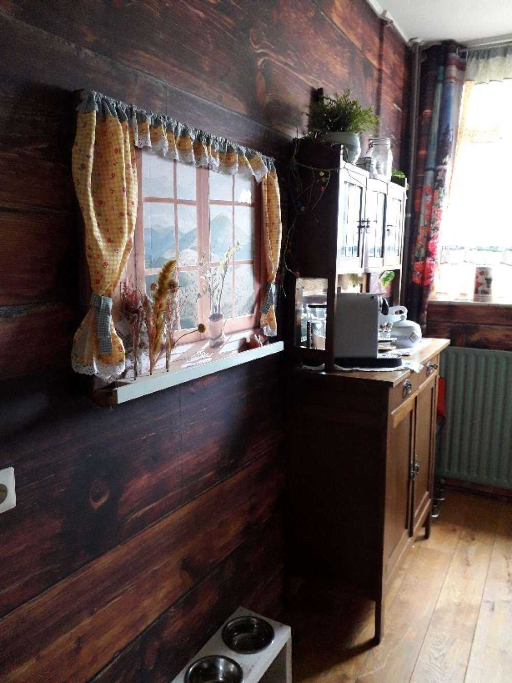 Geflammtes Holz