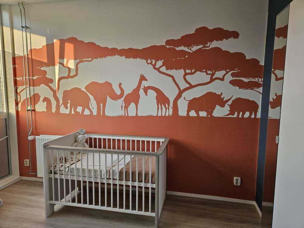 Scherenschnitt-Safari-Tiere, Rostfarbe