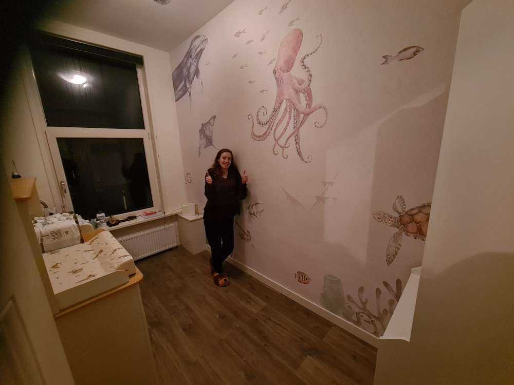 Unterwasserwelt der Wasserfarben