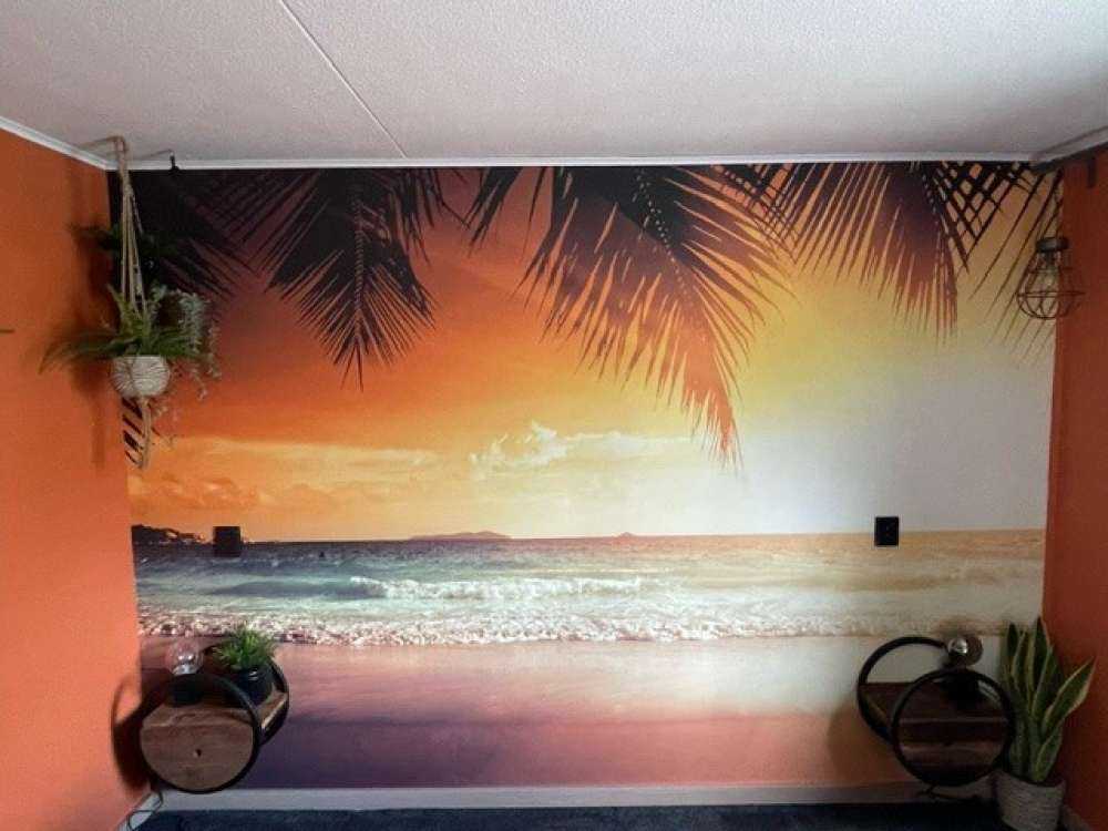 Orange Sonnenuntergang