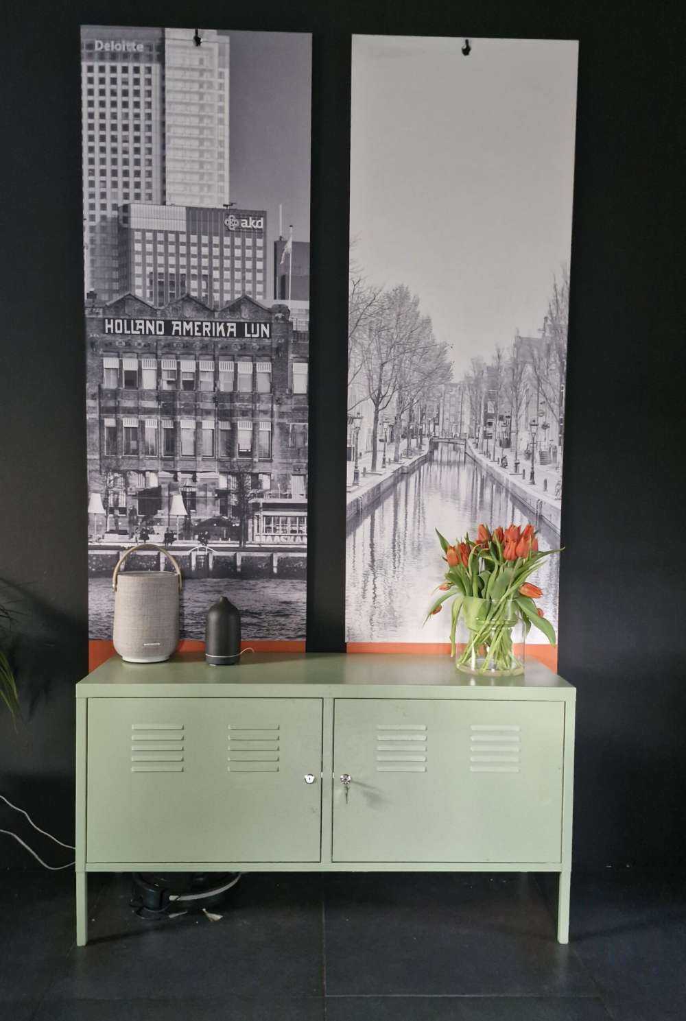 Hotel New York in schwarz-weiß Rotterdam 