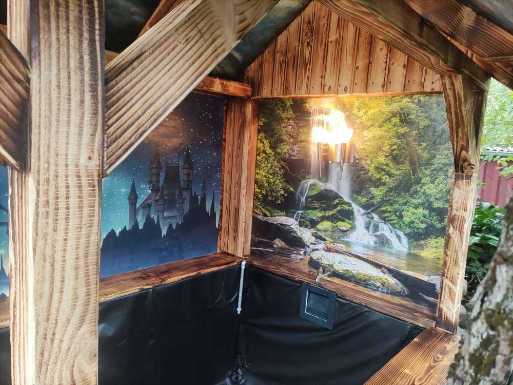 Dschungel-Wasserfall