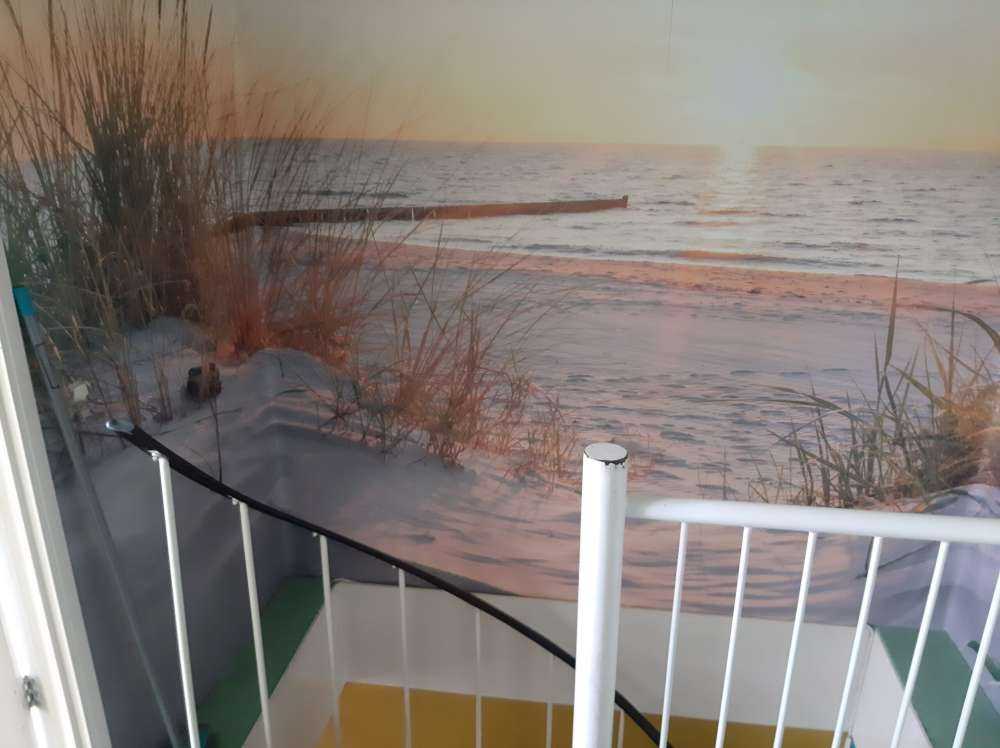 Dünenstrand mit Sonnenuntergang