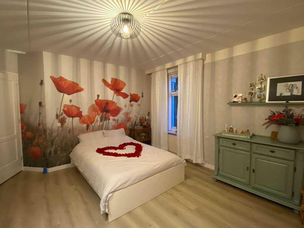 Mohnblumen in Vintage-Farben