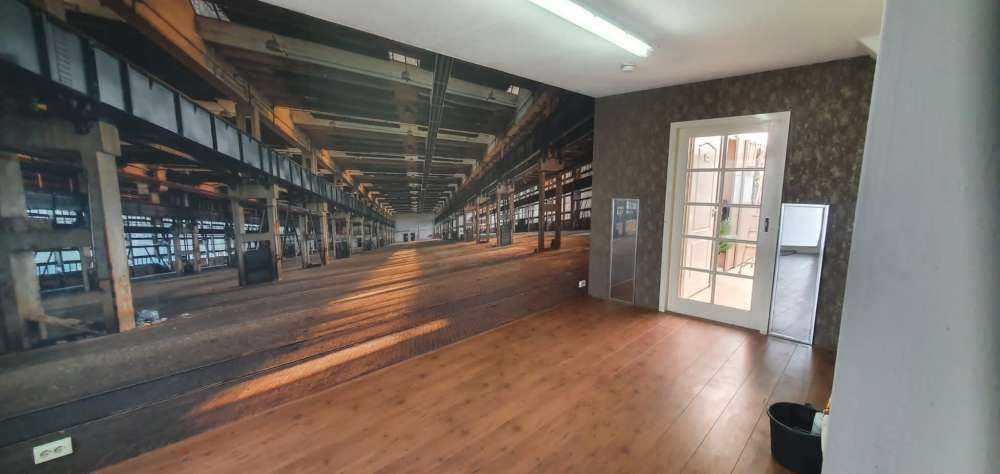 Alte verlassene Garage