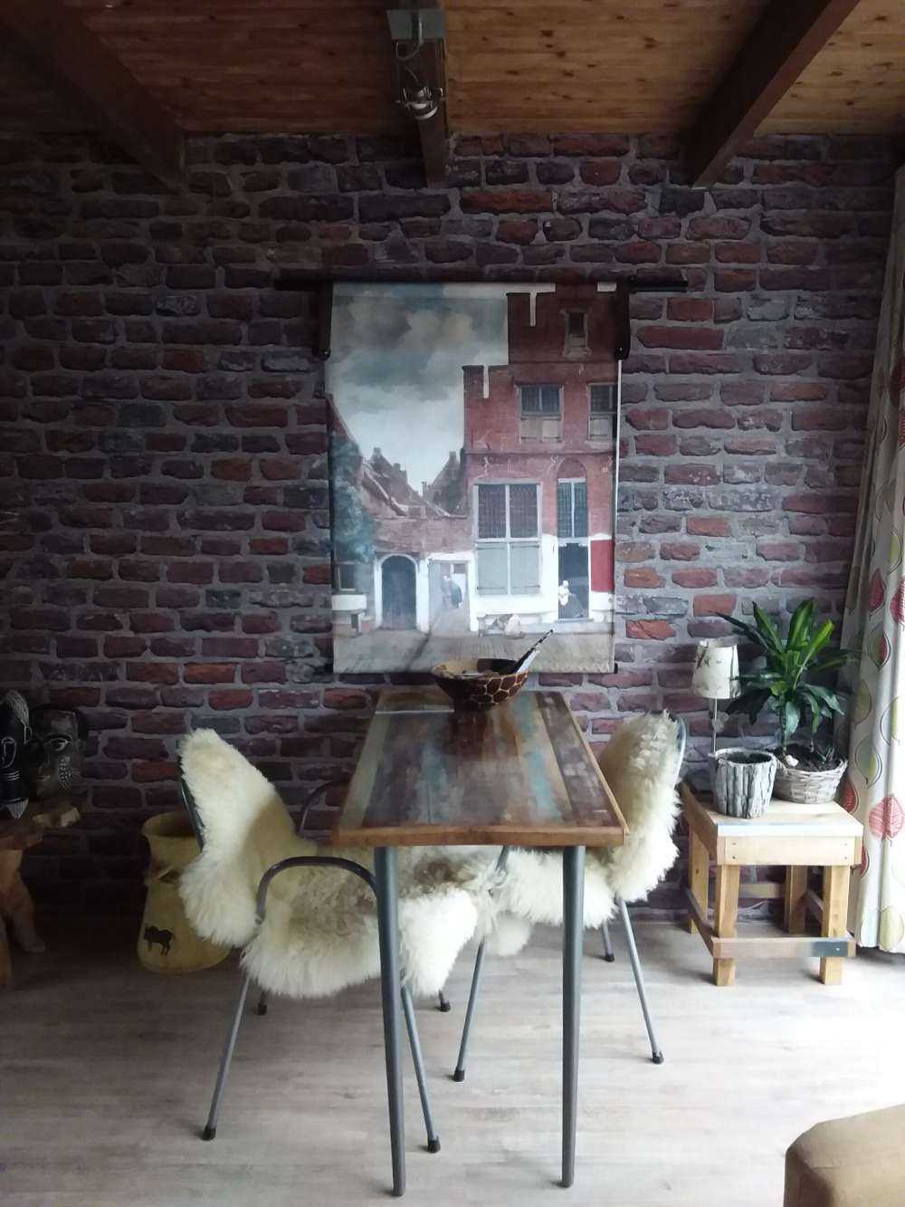 Restaurierte Wand