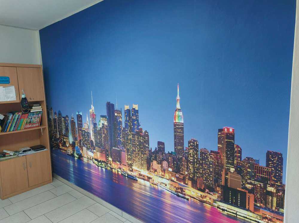 New York Manhattan Skyline auf Fototapete