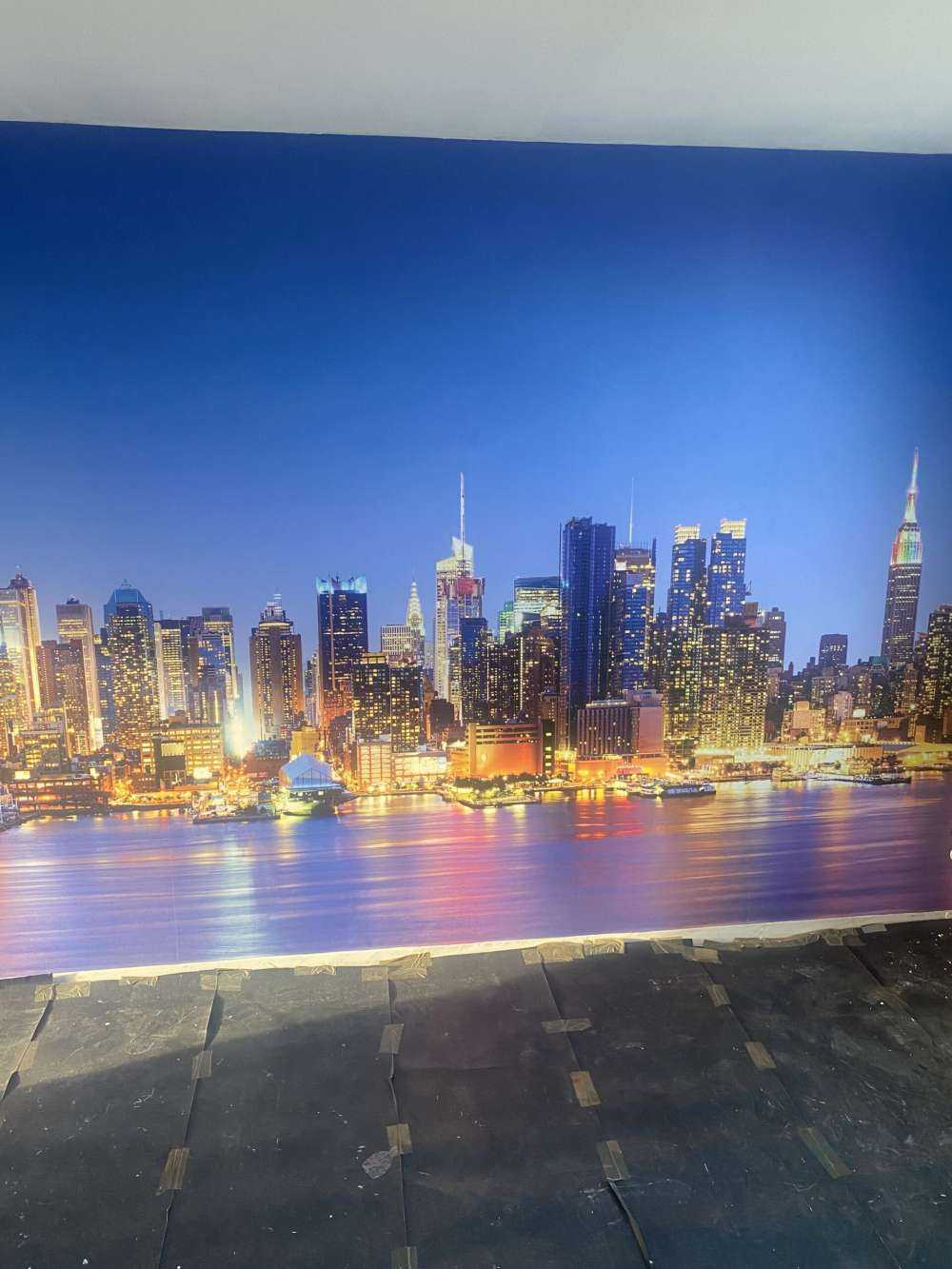 New York Manhattan Skyline auf Fototapete