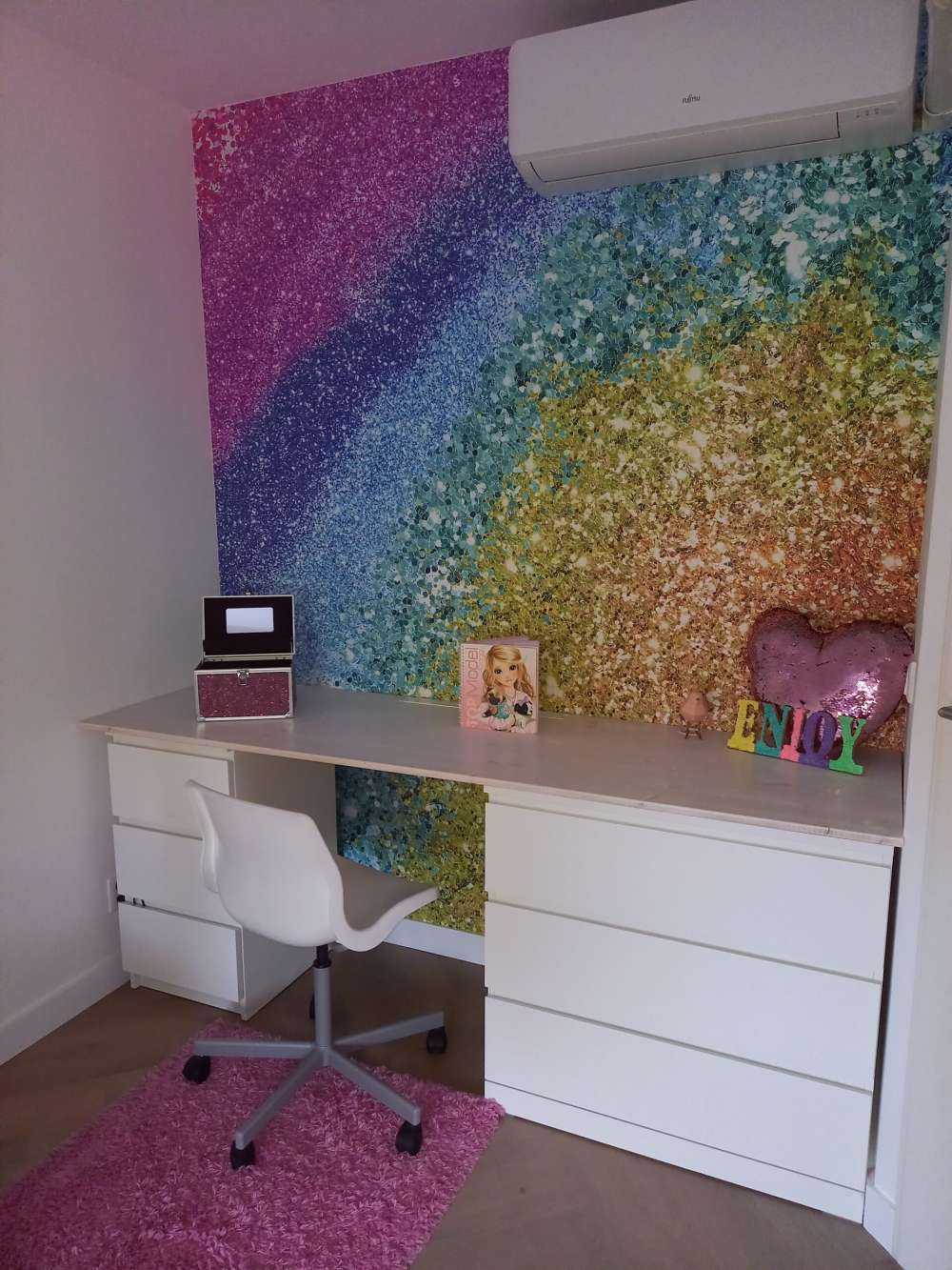 Regenbogen glitzert