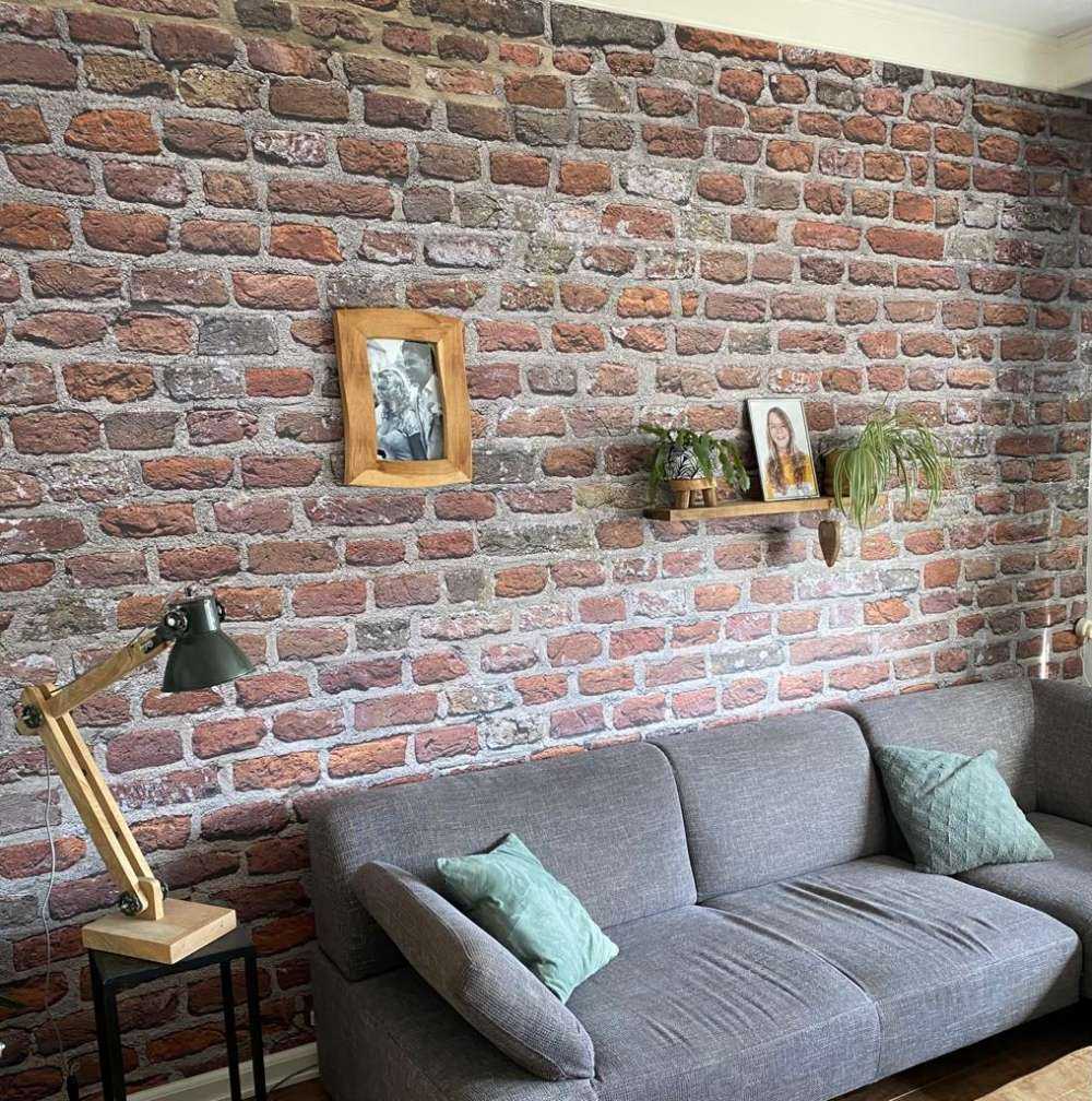 Restaurierte Wand