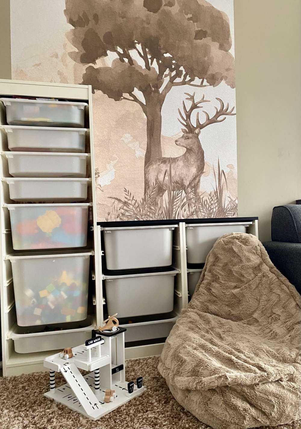 Waldtiere in Taupe