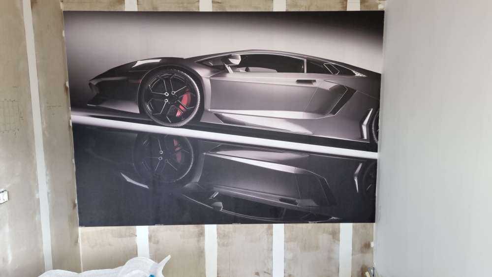 Grauer Lamborghini