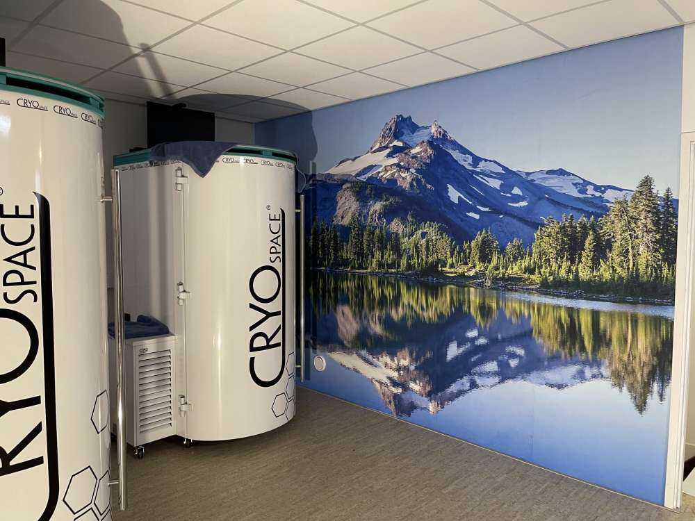 Fototapete Berge von Schnee