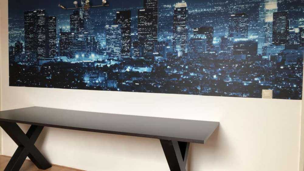 Skyline blau