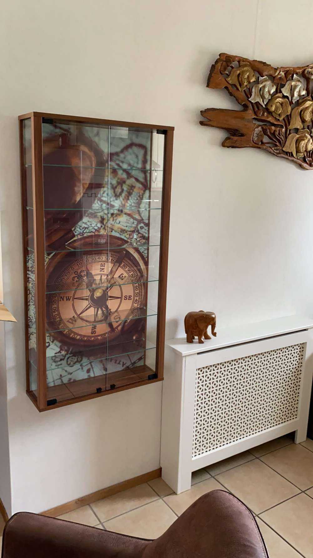 Weltkarte mit Kompass