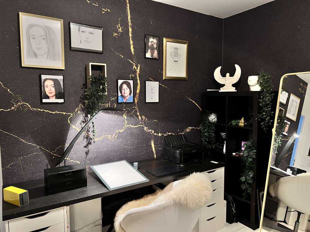 Marmor mit Gold