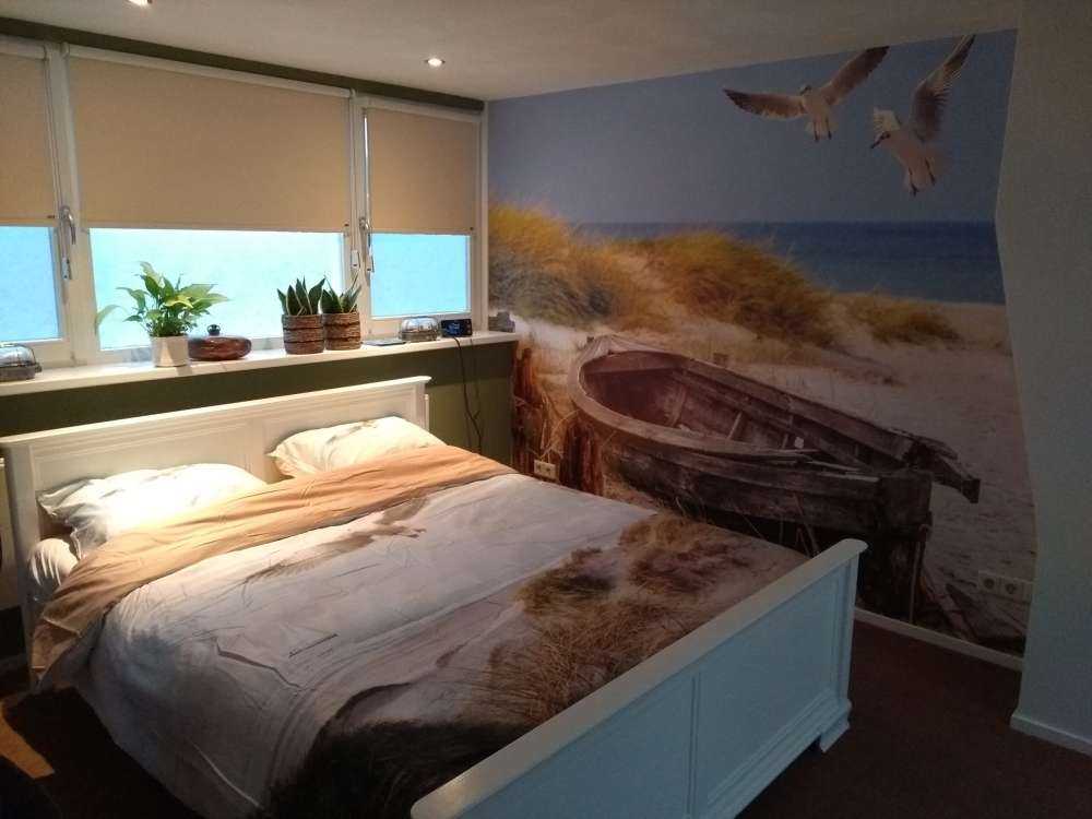 Möven, Strand und Meer