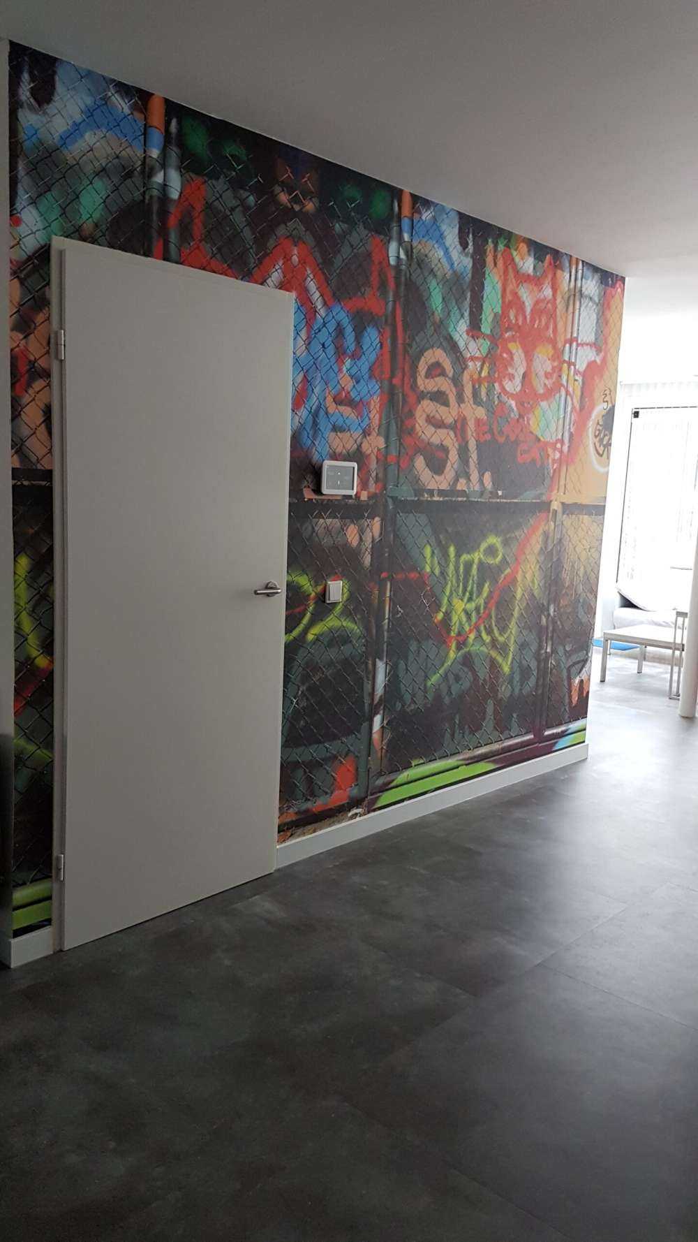 Graffiti auf Stahltüren