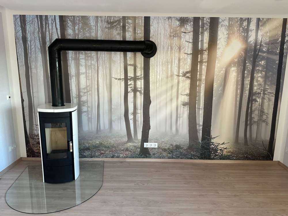 Nebliger Wald