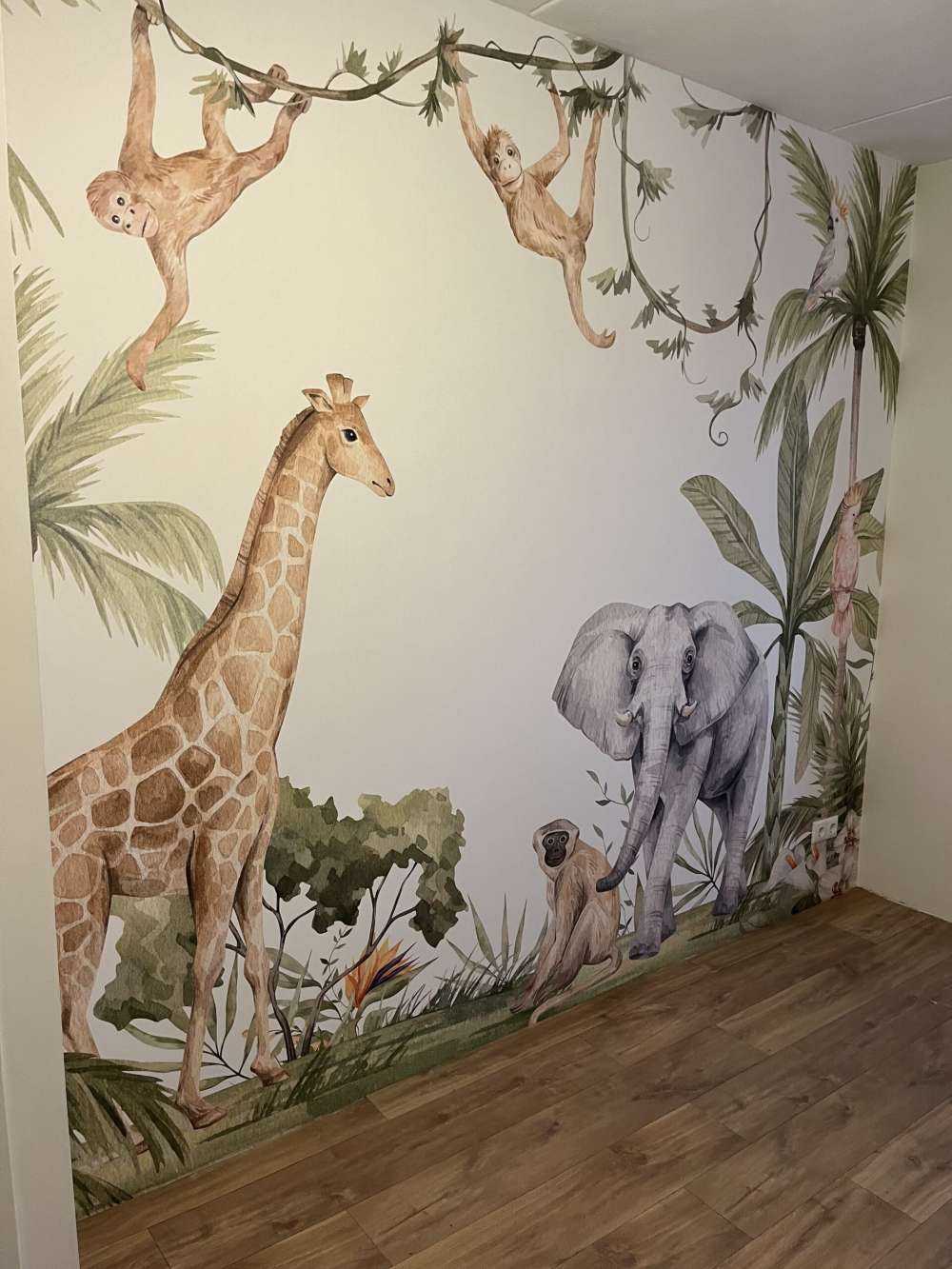 Afrikanische Tiere im Dschungel