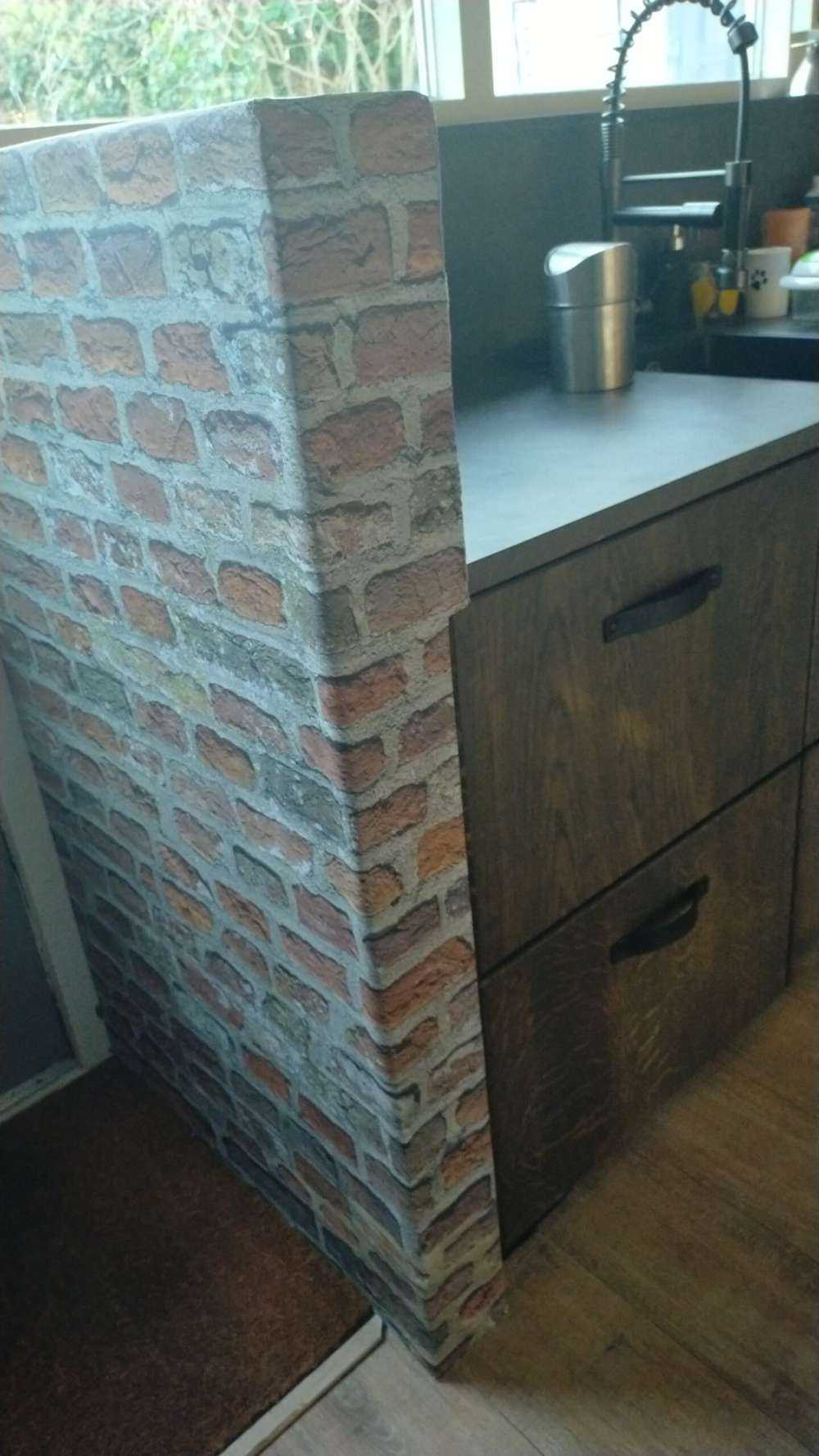 Restaurierte Wand