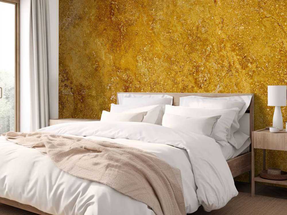 Goldfarbener Marmor