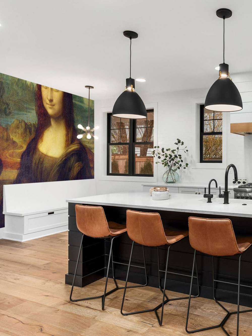 Mona Lisa auf Fototapete