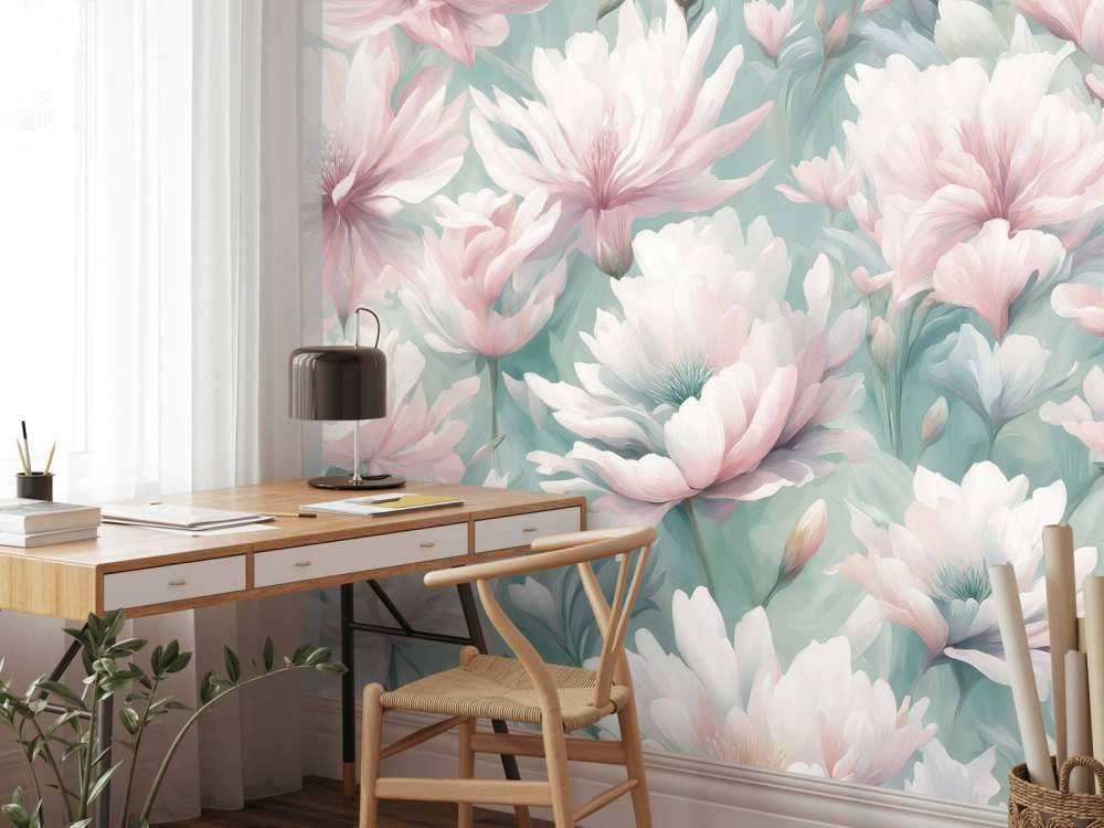 Mildes Morgenminzgrün